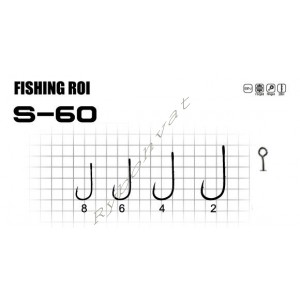 Крючки Fishing ROI S60 №6 (уп10шт)