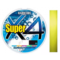 Шнур Duel Hardcore Super X4 150m Hi-Vis Yellow 10.0kg 0.21mm #1.5