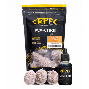 ПВА - стіки "SPORT" Кальмар & Слива + 50мл Ліквіду, RPF-UA
