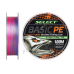 Шнур Select Basic PE 100m Multicolor 0.12mm 12lb/5.6kg