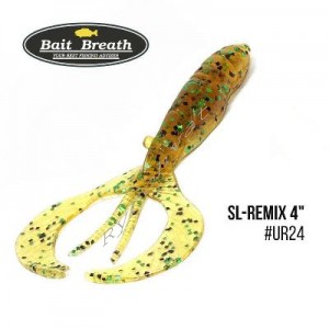 Приманка Bait Breath SL-Remix 4" (7шт.) (Ur24 Pumpkin / green・seed)