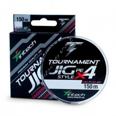 Шнур плетеный Intech Tournament Jig Style PE X4 Multicolor 150m (1.2 (20lb / 9.07kg))