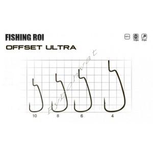 Крючки Fishing ROI Ultra №10 (уп8шт)