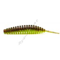 Силикон FishUp Tanta 2.5" (8шт), #203 - Green Pumpkin/Flo Chartreuse