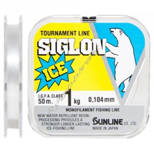 Леска Sunline SIGLON F ICE 50м #1.0/0.165мм 2кг