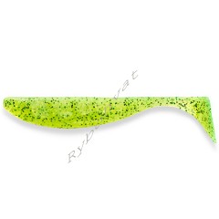 Силикон FishUp Wizzle Shad 5" (4шт), #026 - Flo Chartreuse/Green