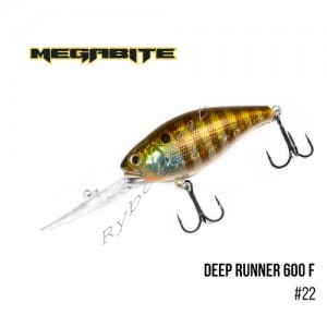 Воблер Megabite  Deep Runner 600 F (80 мм,  26.7 гр,  6 m) (22)