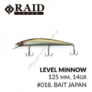 Воблер Raid Level Minnow (125mm, 14g) (018 Bait Japan)