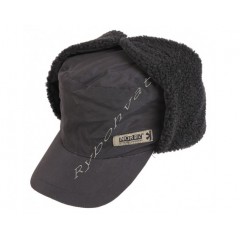 Шапка-ушанка на мембране (с козырьком) NORFIN INARI BLACK 302781-XL