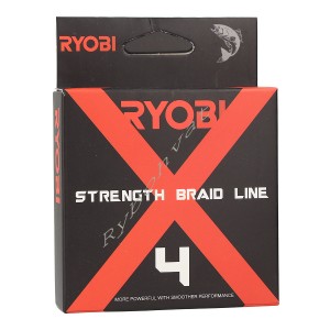 Шнур Ryobi Strength Braid 4X Gray 150м №1.2