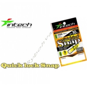 Застежка Intech Quick lock Snap Matt black (9 шт) (#1)