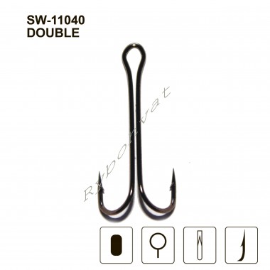Двойник удлиненный MiniMax Double Hook BLN10шт.SW-11040-8