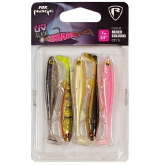 Силикон Fox Rage Zander Pro 12cm UV mixed color 5pc
