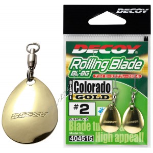 Пелюстка Decoy BL-8 Rolling Blade CR Gold #04 (2 шт/уп)