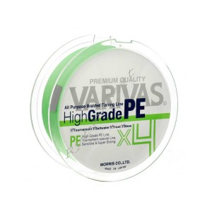 Шнур Varivas High Grade PE X4 Flash Green 150m #0,8