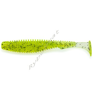 Силикон FishUp U-Shad 2" (10шт), #055 - Chartreuse/Black (уп)