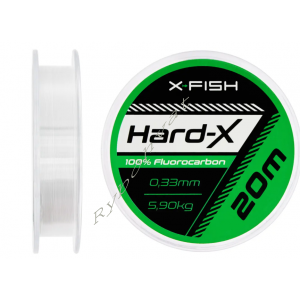 Флюорокарбон X-Fish Hard-X 10m (clear) 0.33mm 5.90kg