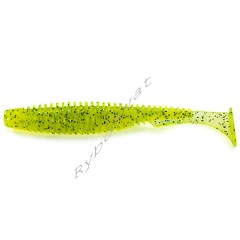 Силикон FishUp U-Shad 4" (8шт), #055 - Chartreuse/Black (уп)