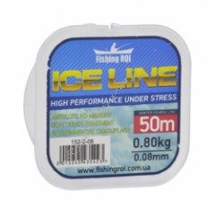 Леска Fishing ROI ICE LINE d=0.09mm 0.9kg 50m