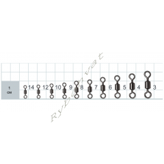Вертлюжок Gurza Rolling Swivel BN # 9 10 шт