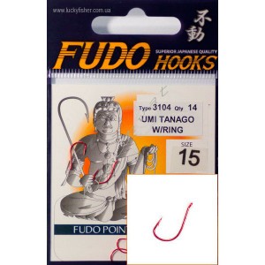 Крючки FUDO UMI TANAGO W/ RING FH RD 3104 11 (13шт)