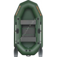 Човен надувний  Колібрі К-250Т зелений (у комплекті)