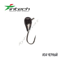 Мормышка Intech Ice Jig Капля с петелькой ø2.5  (#04 черный)