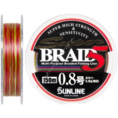 Шнур Sunline Super Braid 5 150m #0.8/0.148мм 5.1кг