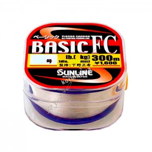 Флюорокарбон Sunline Basic FC 300м 0.205мм #1.5 6LB