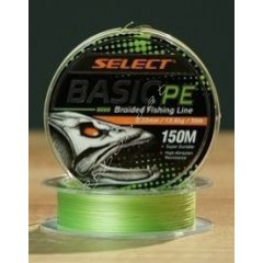 Шнур Select Basic PE 150m (салат.) 0.16mm 18LB/8.3kg