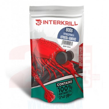 Прикормка Interkrill Antarctic Krill Криль-Амино, 800 гр