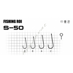Крючки Fishing ROI S50 №6 (уп10шт)