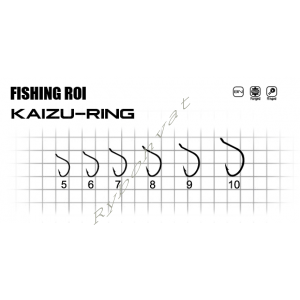 Крючки Fishing ROI kaizu-ring №7 (уп14шт)