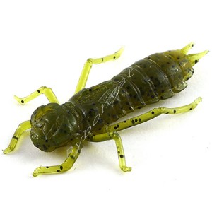 Силикон FishUp Dragonfly 1.5" (8шт),  #074 - Green Pumpkin Seed(уп)