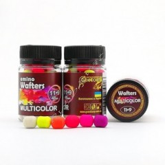 Бойли Amino Wafters Multicolor, Ø11-9 мм, банка, 48 шт.