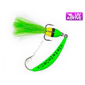 Блешня" Лижа " 14г (Green),  Профмонтаж