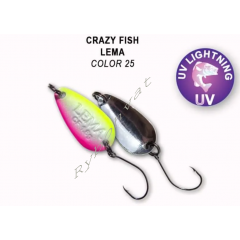 Блешня Коливаюча Crazy Fish Lema 1.6 г №25