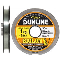 Леска Sunline Siglon V 30м #0.4/0.104мм