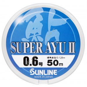 Леска Sunline Super Ayu II 50м HG #0,6 0.128мм
