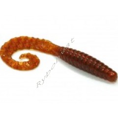 Приманка Bait Breath  Curly Grub 2,5" (12шт) (Ur23) Pumpkin/Red