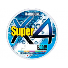 Шнур Duel Hardcore Super X4 200m 5Color 6.4kg 0.15mm #0.8 Шнур Duel Hardcore Super X4 200m 5Color 6.4kg 0.15mm #0.8
