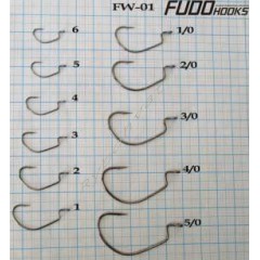 Крючки FUDO WORM FW-01 FN BN 7801 5 (10шт)