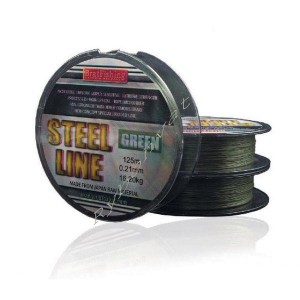 ШНУР STEEL LINE GREEN (зелёный) 125 m / 0.12 mm