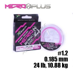 Шнур плетеный Intech MicroN Plus PE X4 150m (1.2 (24lb / 10.88kg))