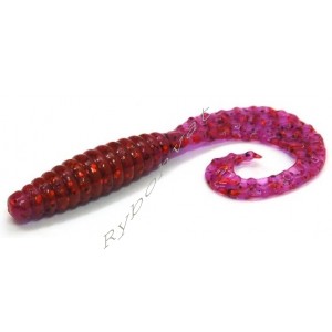 Приманка Bait Breath  Curly Grub 3,5" (10шт) (Ur29 Chameleon・Red・seed)