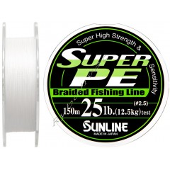 Шнур Sunline Super PE 150м (бел) 0.26мм 25LB/11.3к