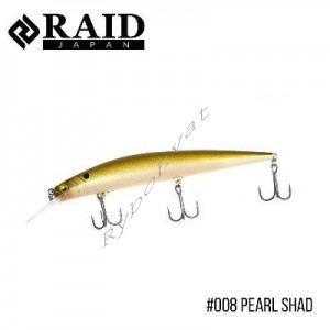 Воблер Raid Level Minnow Plus (125mm, 14g) (008 Pearl Shad)