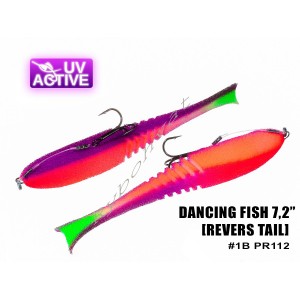 Поролонка 112 Dancing Fish 7,2", (reverse tail), Профмонтаж
