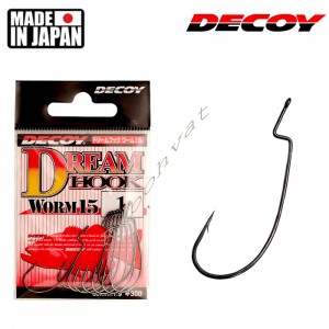 Крючок Decoy Worm 15 Dream Hook 1/0, 9шт