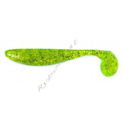 Силикон FishUp Wizzle Shad 3" (8шт), #026 - Flo Chartreuse/Green (уп)